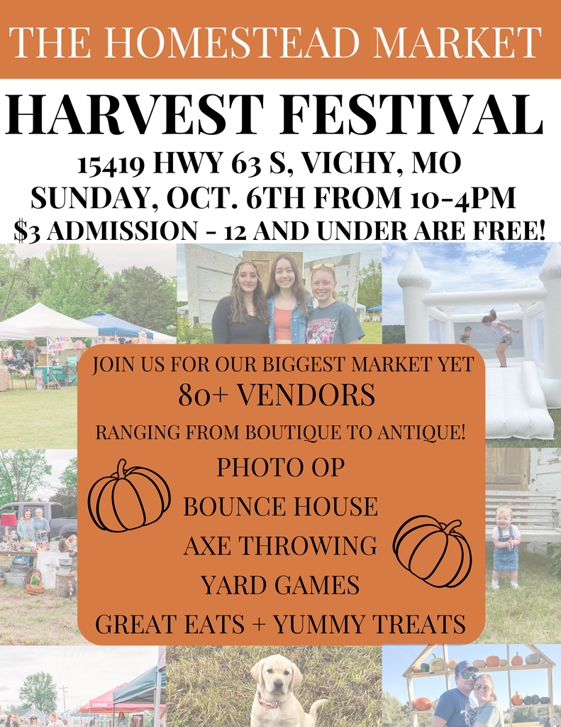 Harvest Festival October 6th 2024